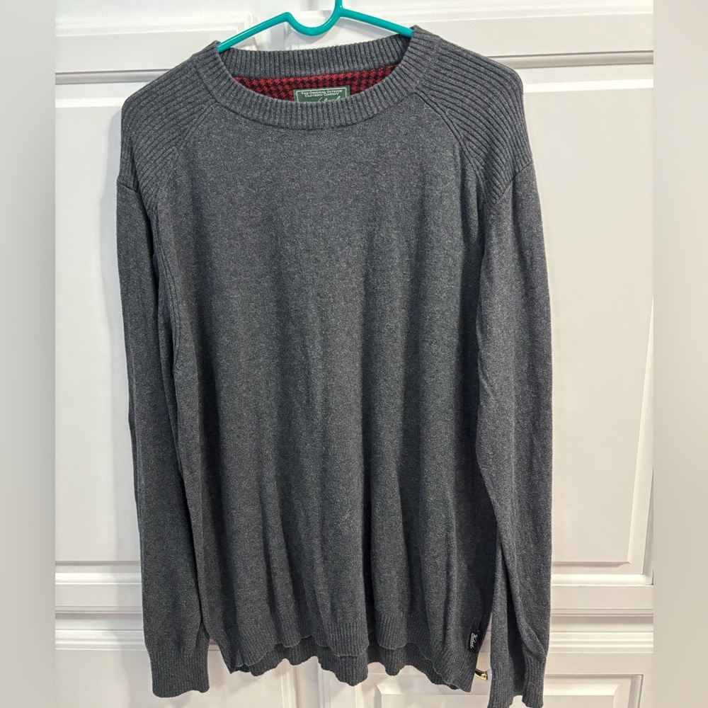 Vintage Woolrich Gray Long Sleeve Wool Blend Men’s Sweater Size Large